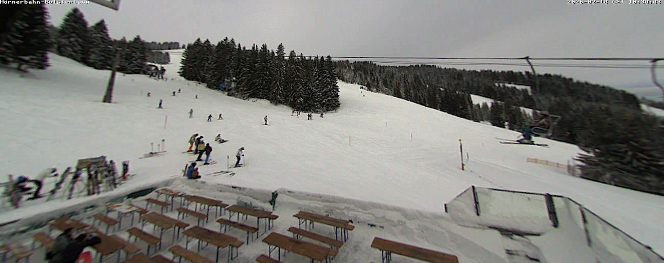 Archiv Foto Webcam Mittelstation Hörnerbahn - Hexen-Stadl