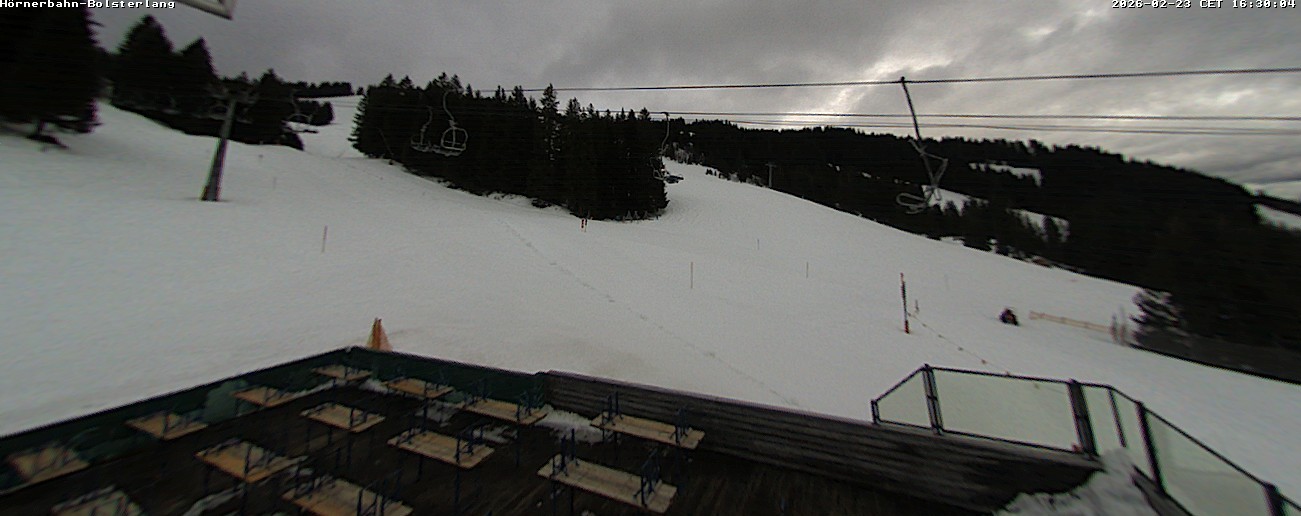 Archiv Foto Webcam Mittelstation Hörnerbahn - Hexen-Stadl