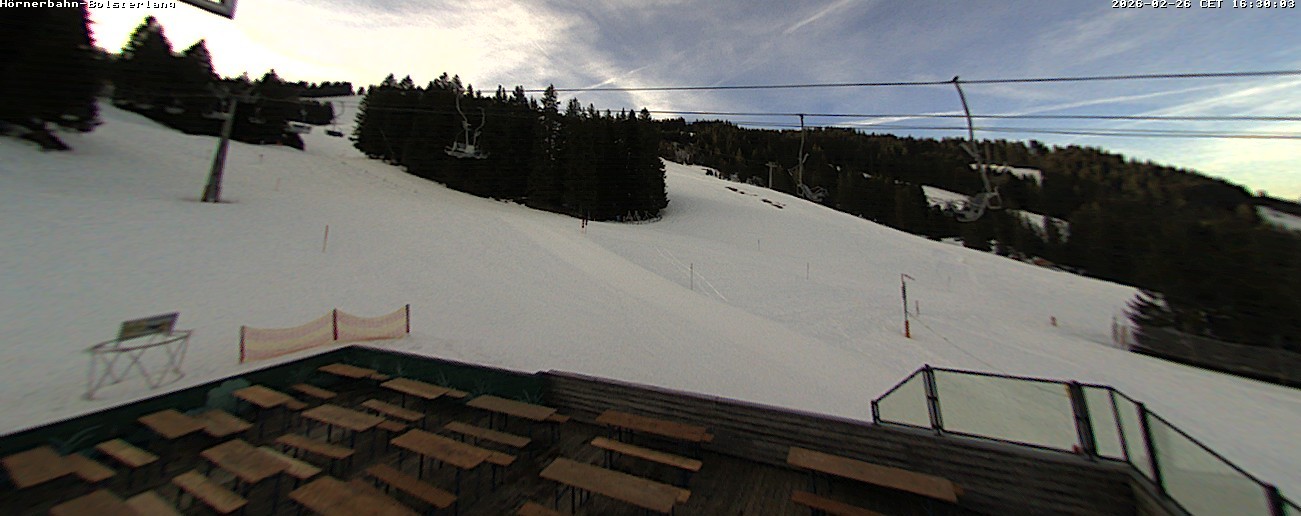 Archived image Webcam Middle station Hörnerbahn - Hexen-Stadl