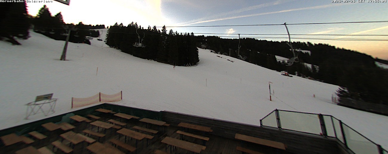 Archived image Webcam Middle station Hörnerbahn - Hexen-Stadl