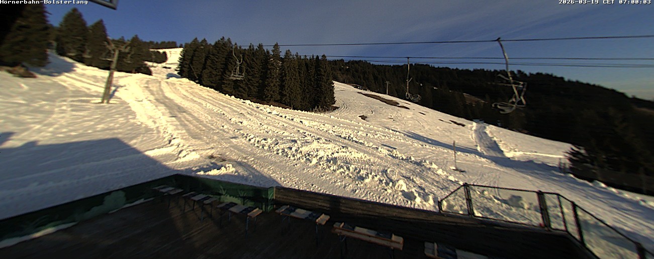 Archiv Foto Webcam Mittelstation Hörnerbahn - Hexen-Stadl