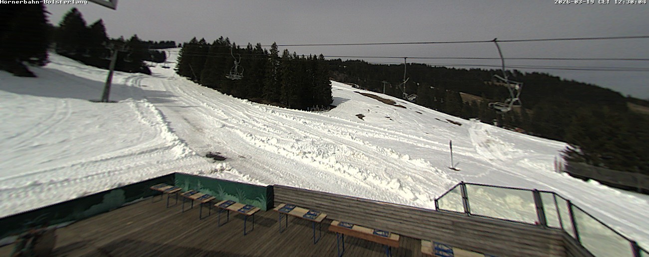 Archiv Foto Webcam Mittelstation Hörnerbahn - Hexen-Stadl