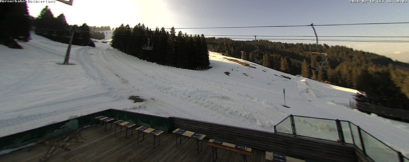Archiv Foto Webcam Mittelstation Hörnerbahn - Hexen-Stadl