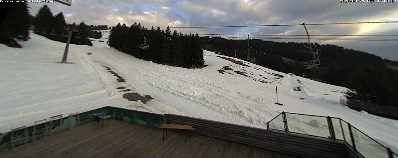 Archiv Foto Webcam Mittelstation Hörnerbahn - Hexen-Stadl