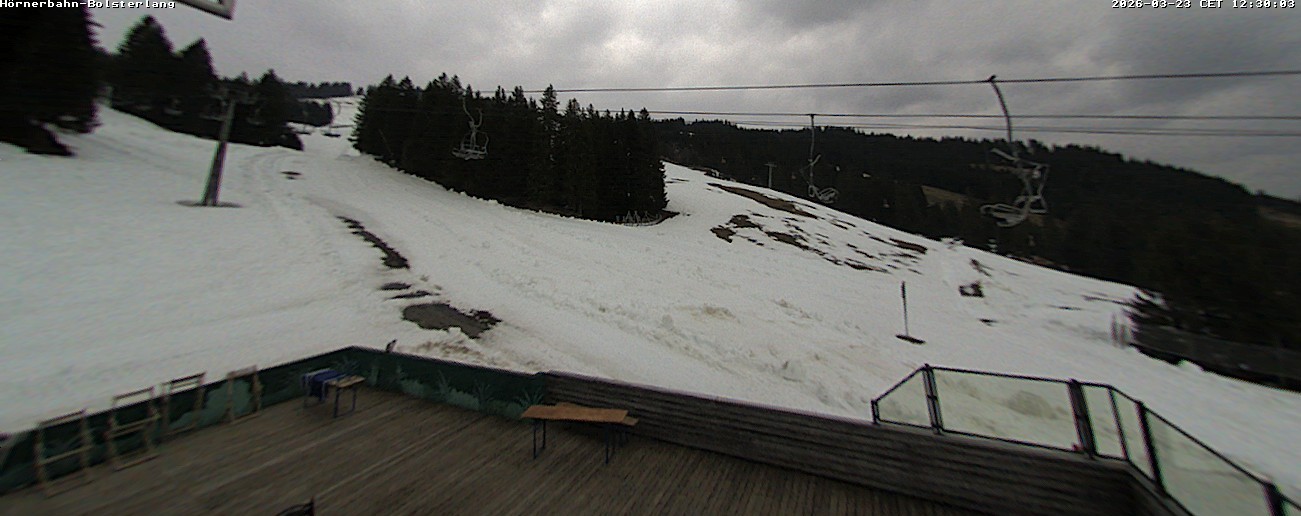Archiv Foto Webcam Mittelstation Hörnerbahn - Hexen-Stadl