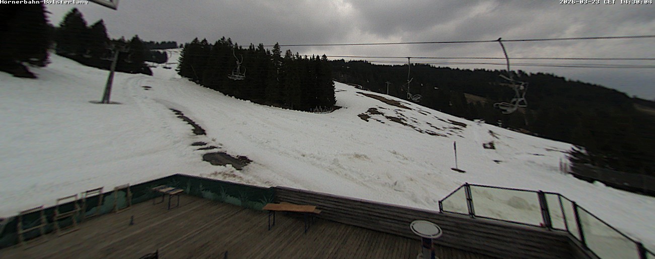 Archiv Foto Webcam Mittelstation Hörnerbahn - Hexen-Stadl