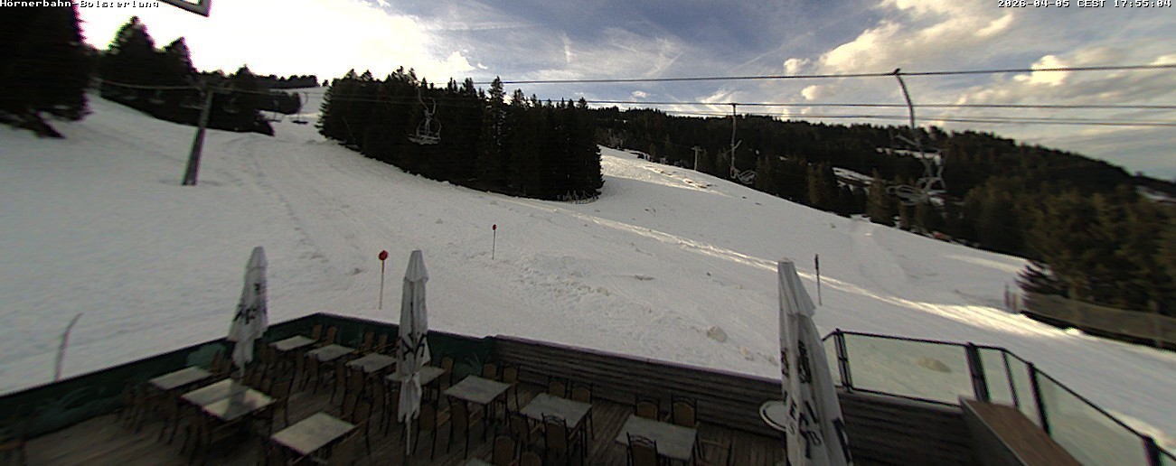 Archiv Foto Webcam Mittelstation Hörnerbahn - Hexen-Stadl