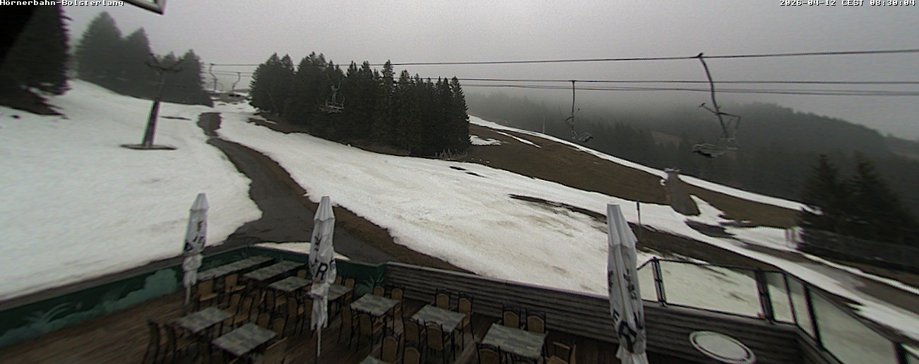 Archiv Foto Webcam Mittelstation Hörnerbahn - Hexen-Stadl