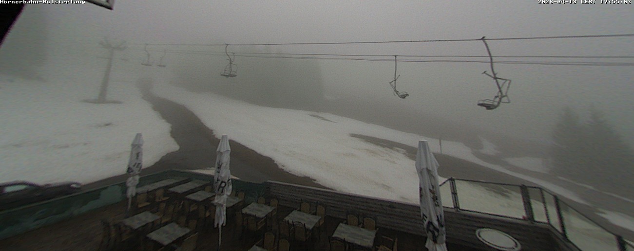 Archiv Foto Webcam Mittelstation Hörnerbahn - Hexen-Stadl