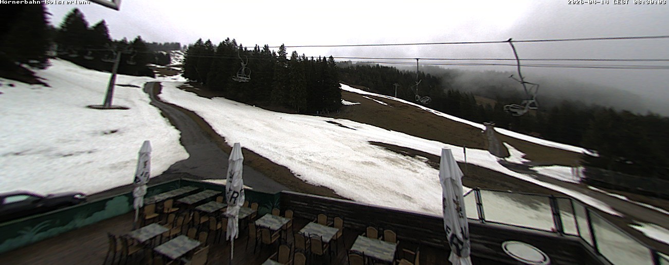 Archiv Foto Webcam Mittelstation Hörnerbahn - Hexen-Stadl