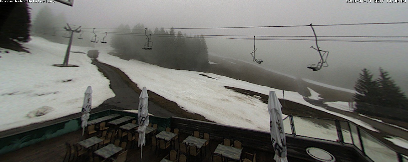 Archiv Foto Webcam Mittelstation Hörnerbahn - Hexen-Stadl