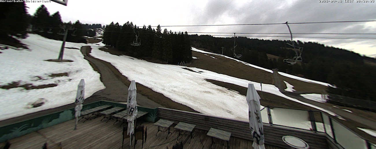 Archiv Foto Webcam Mittelstation Hörnerbahn - Hexen-Stadl