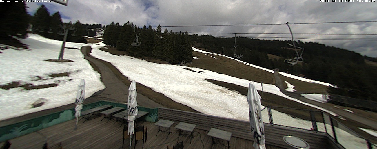 Archived image Webcam Middle station Hörnerbahn - Hexen-Stadl