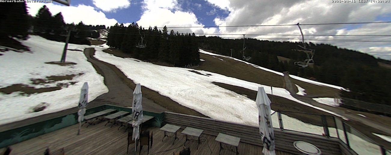 Archived image Webcam Middle station Hörnerbahn - Hexen-Stadl