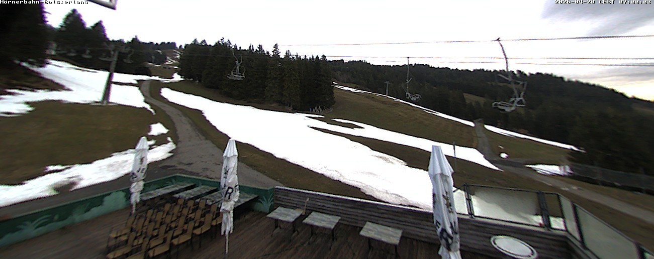 Archived image Webcam Middle station Hörnerbahn - Hexen-Stadl