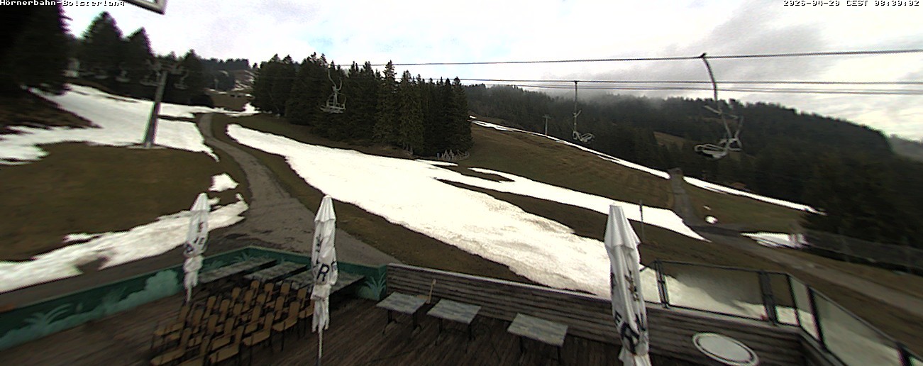 Archived image Webcam Middle station Hörnerbahn - Hexen-Stadl