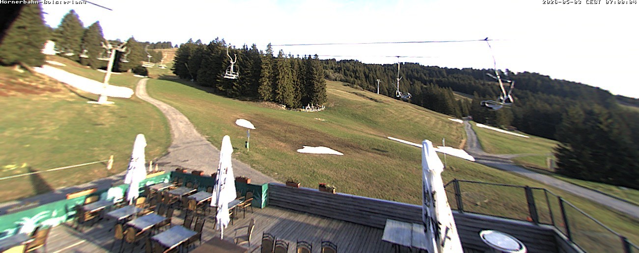 Archiv Foto Webcam Mittelstation Hörnerbahn - Hexen-Stadl