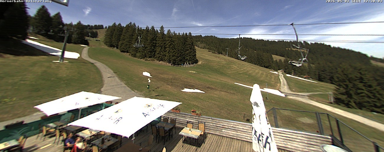 Archiv Foto Webcam Mittelstation Hörnerbahn - Hexen-Stadl