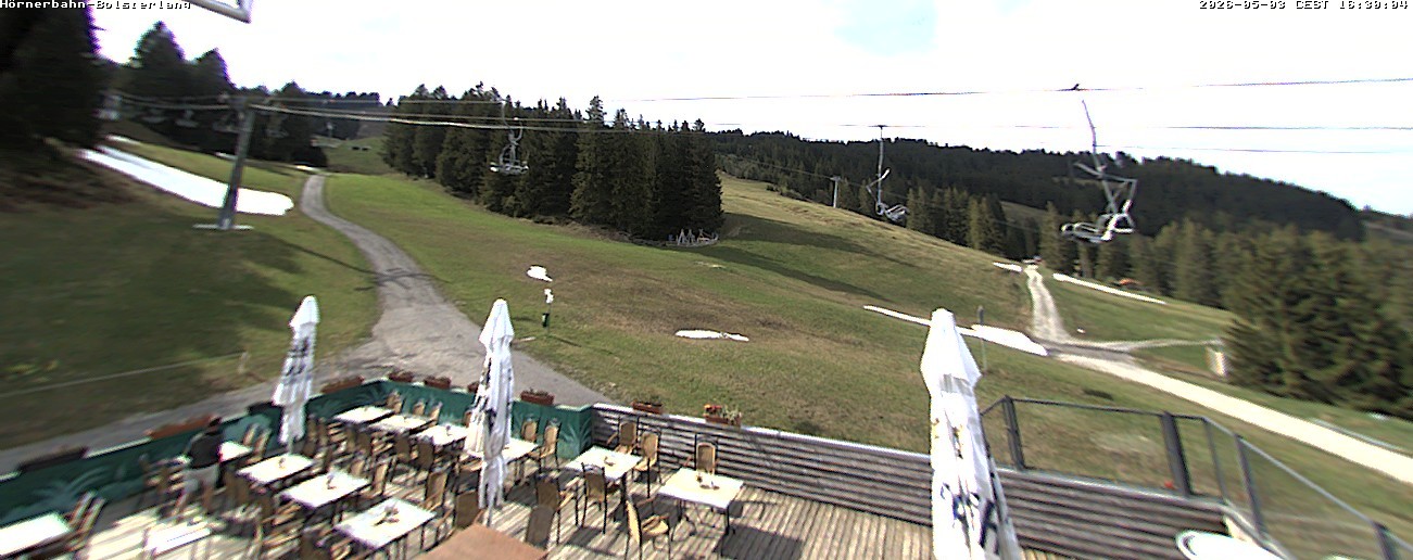 Archiv Foto Webcam Mittelstation Hörnerbahn - Hexen-Stadl