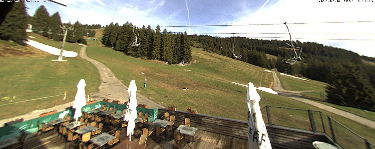 Archiv Foto Webcam Mittelstation Hörnerbahn - Hexen-Stadl
