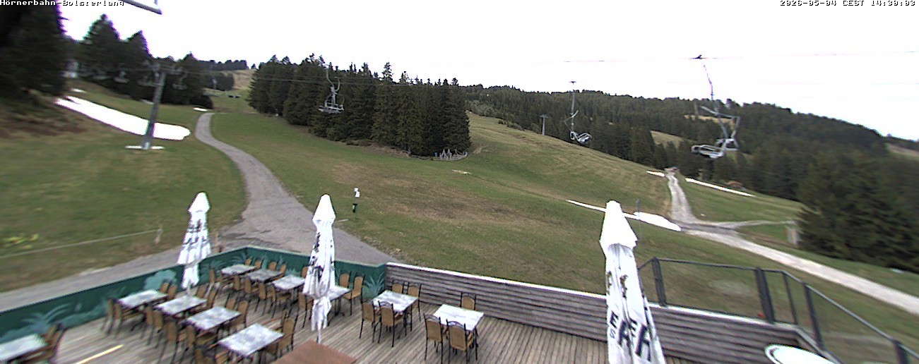 Archiv Foto Webcam Mittelstation Hörnerbahn - Hexen-Stadl