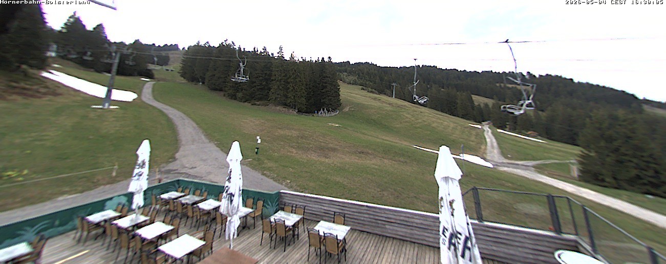 Archiv Foto Webcam Mittelstation Hörnerbahn - Hexen-Stadl