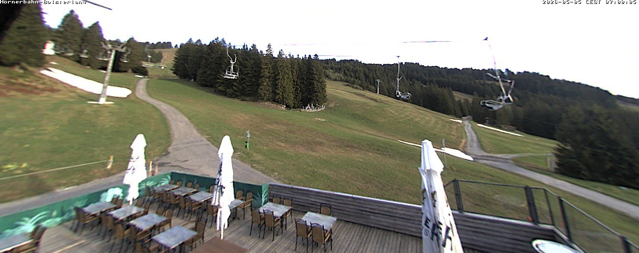 Archiv Foto Webcam Mittelstation Hörnerbahn - Hexen-Stadl