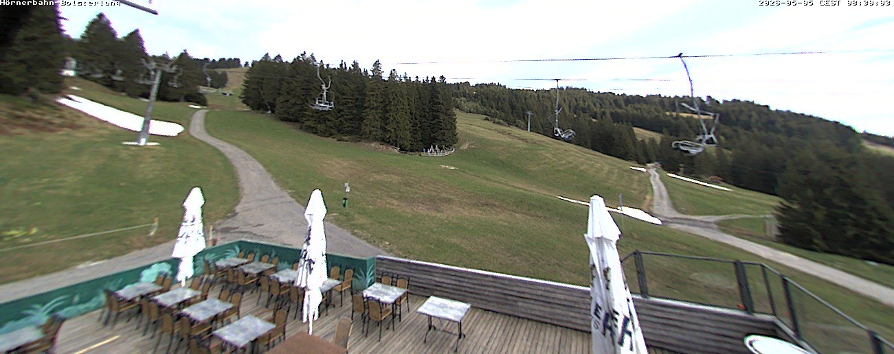 Archiv Foto Webcam Mittelstation Hörnerbahn - Hexen-Stadl
