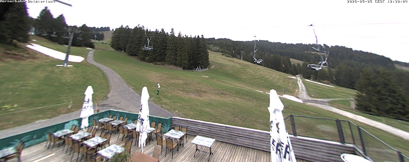 Archiv Foto Webcam Mittelstation Hörnerbahn - Hexen-Stadl