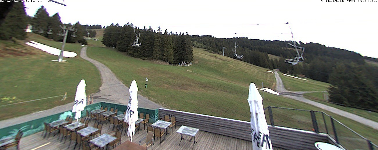 Archived image Webcam Middle station Hörnerbahn - Hexen-Stadl