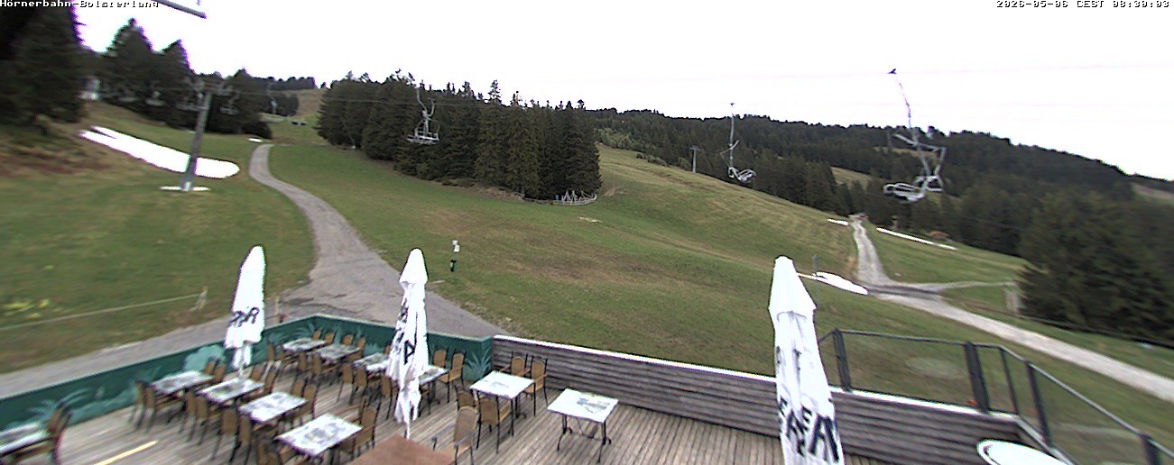 Archived image Webcam Middle station Hörnerbahn - Hexen-Stadl