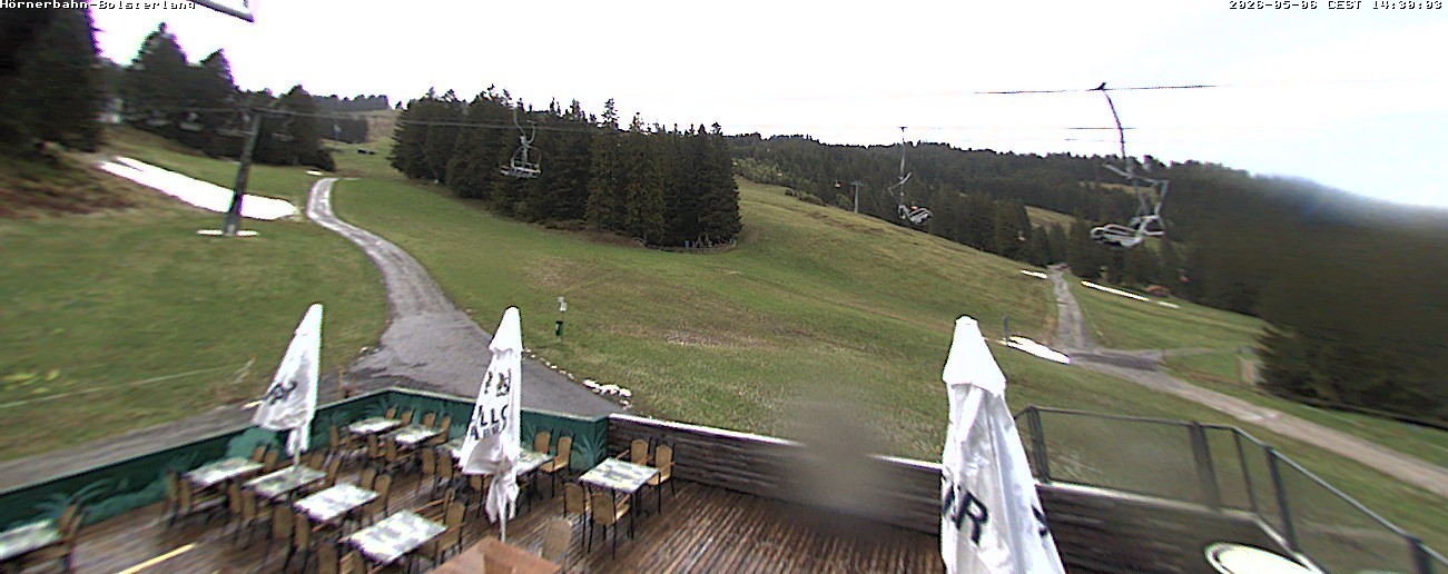 Archived image Webcam Middle station Hörnerbahn - Hexen-Stadl
