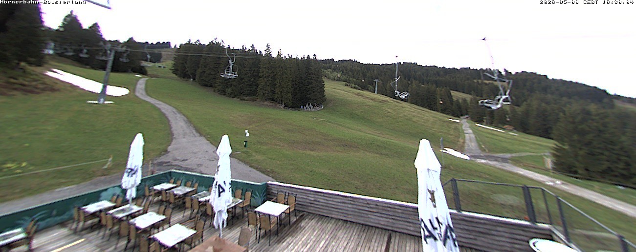 Archived image Webcam Middle station Hörnerbahn - Hexen-Stadl