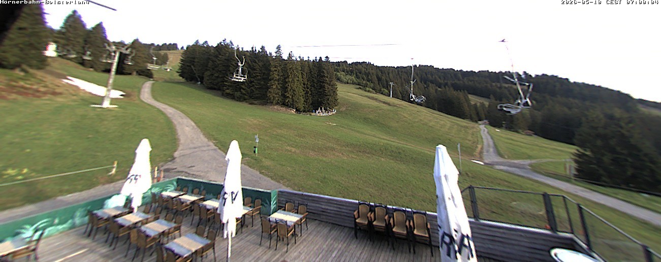Archiv Foto Webcam Mittelstation Hörnerbahn - Hexen-Stadl