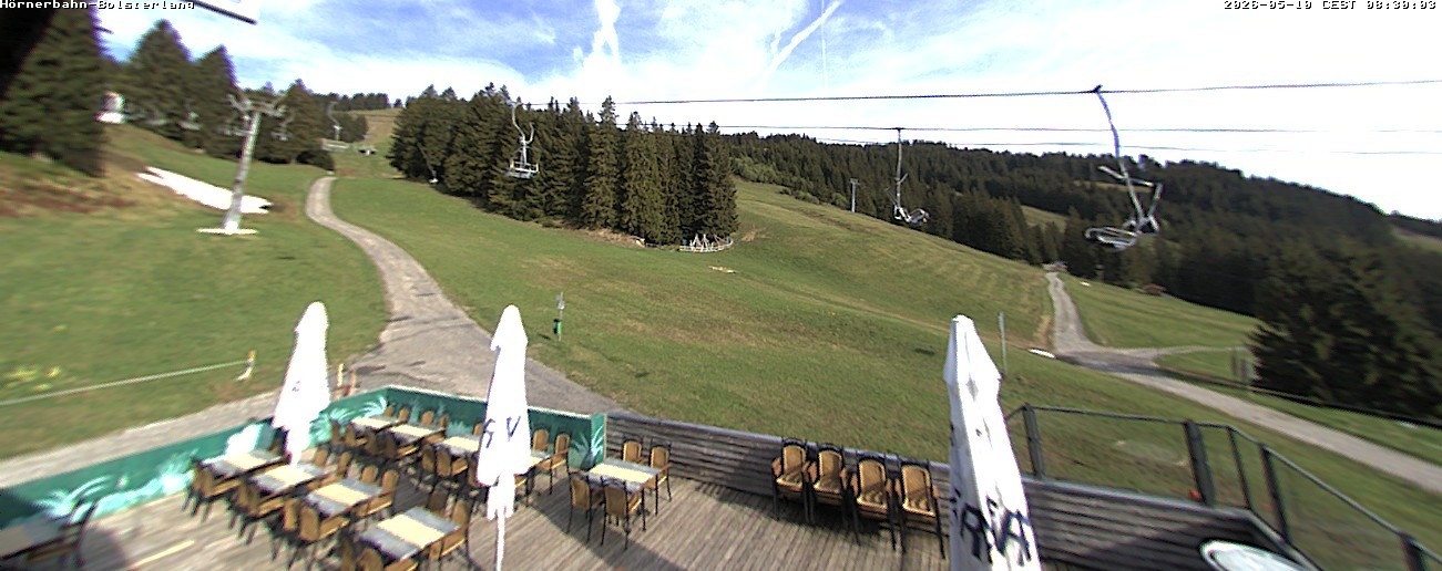 Archiv Foto Webcam Mittelstation Hörnerbahn - Hexen-Stadl
