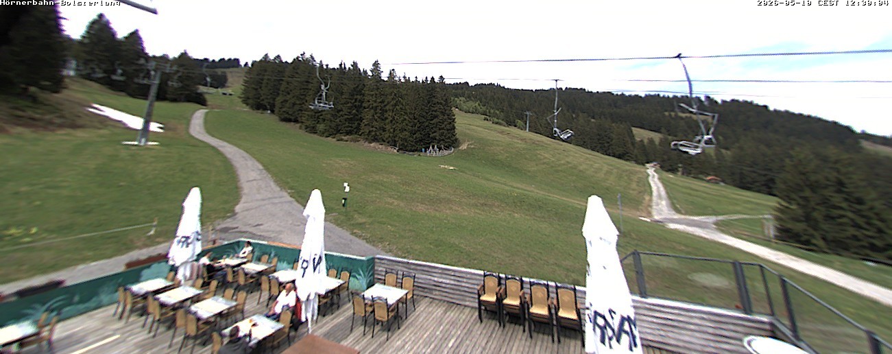 Archiv Foto Webcam Mittelstation Hörnerbahn - Hexen-Stadl