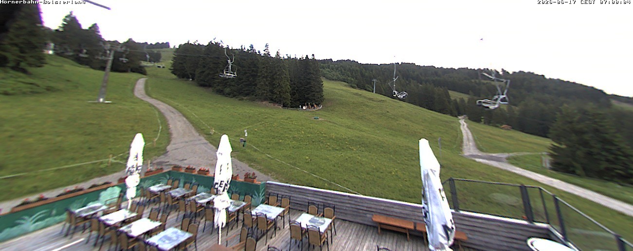 Archiv Foto Webcam Mittelstation Hörnerbahn - Hexen-Stadl