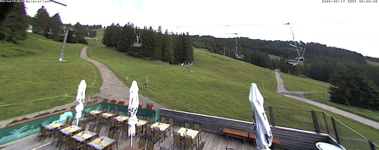 Archiv Foto Webcam Mittelstation Hörnerbahn - Hexen-Stadl