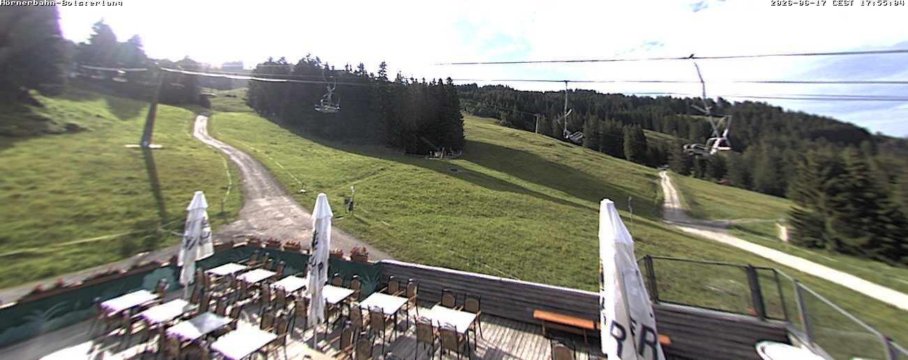 Archiv Foto Webcam Mittelstation Hörnerbahn - Hexen-Stadl