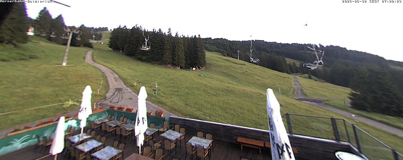 Archiv Foto Webcam Mittelstation Hörnerbahn - Hexen-Stadl