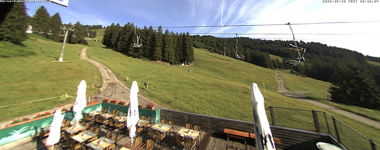 Archiv Foto Webcam Mittelstation Hörnerbahn - Hexen-Stadl