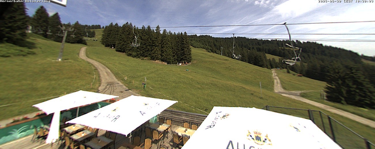Archiv Foto Webcam Mittelstation Hörnerbahn - Hexen-Stadl