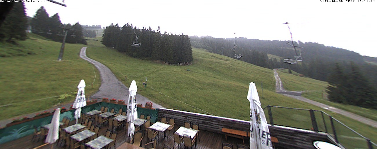 Archiv Foto Webcam Mittelstation Hörnerbahn - Hexen-Stadl