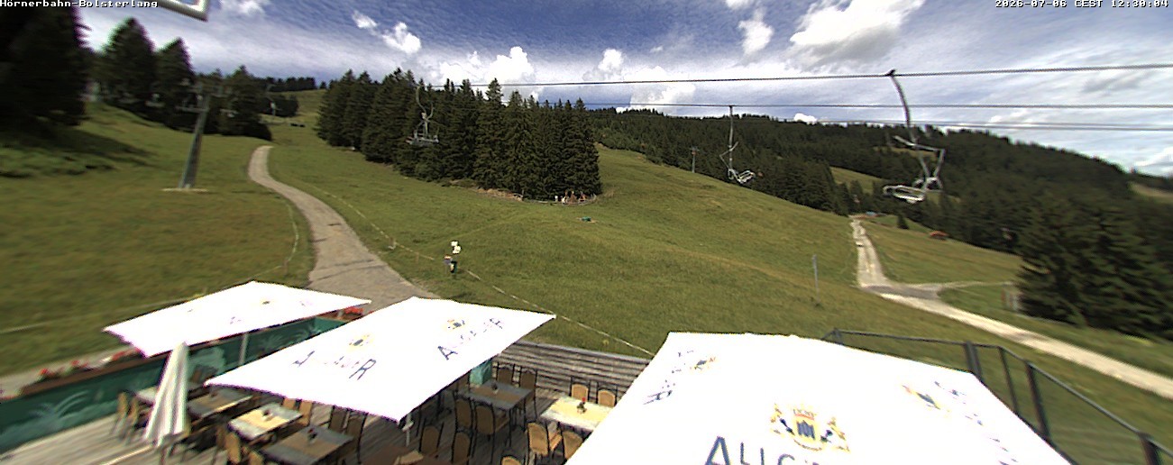 Archiv Foto Webcam Mittelstation Hörnerbahn - Hexen-Stadl
