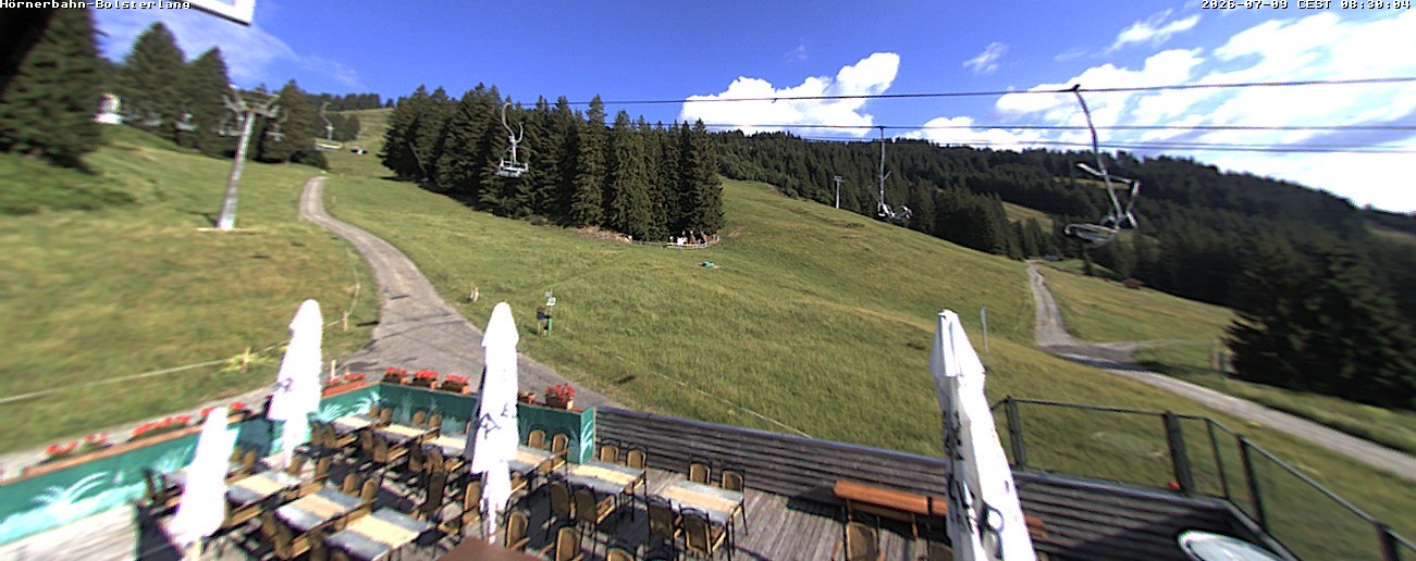 Archiv Foto Webcam Mittelstation Hörnerbahn - Hexen-Stadl