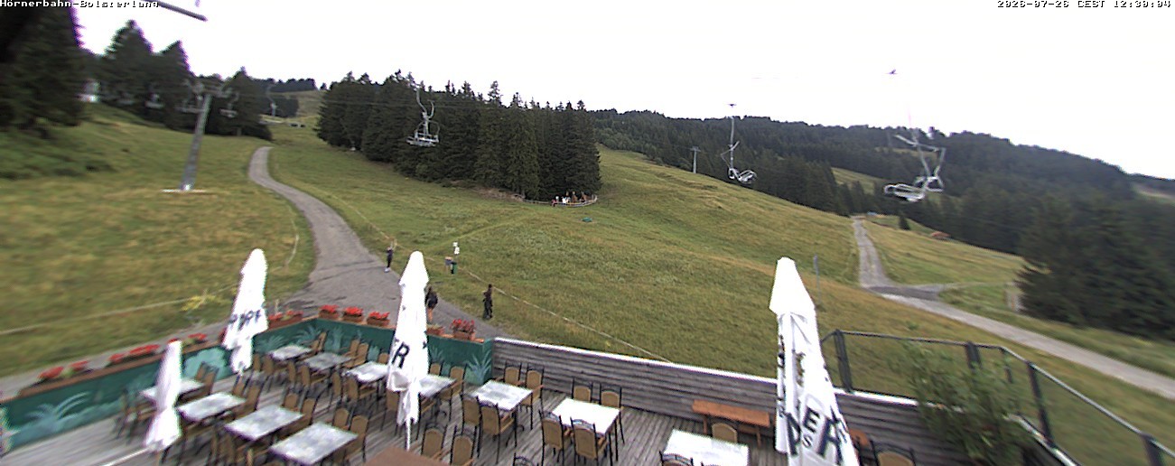 Archiv Foto Webcam Mittelstation Hörnerbahn - Hexen-Stadl