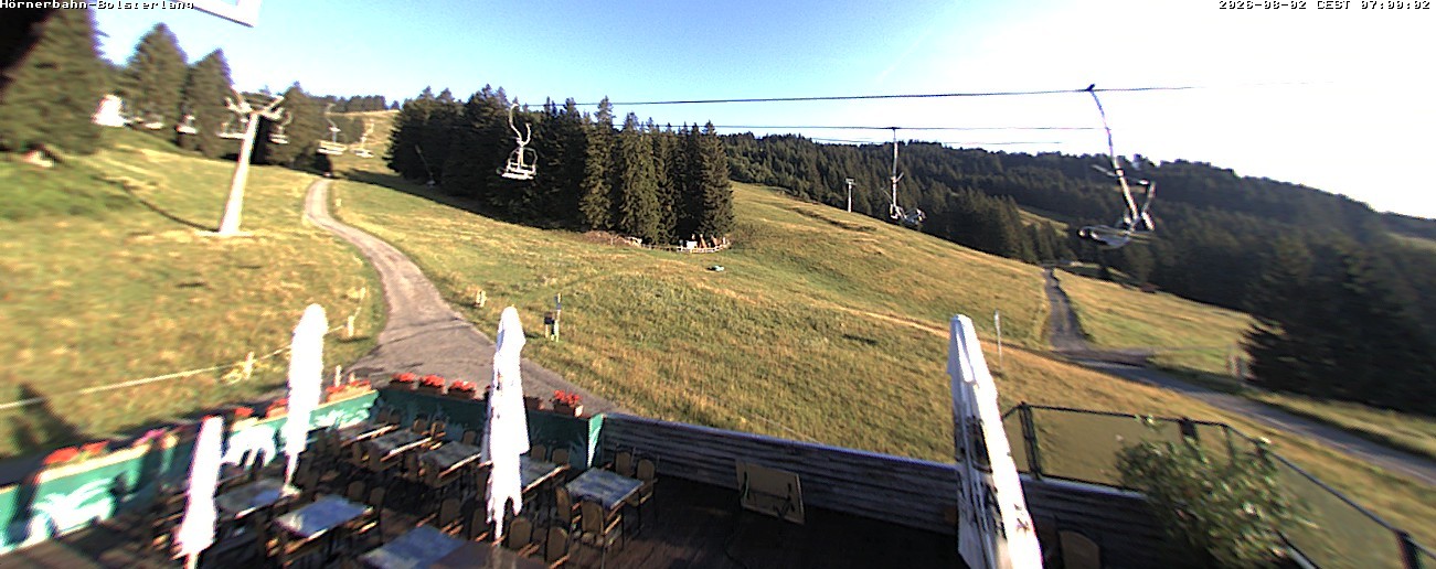 Archiv Foto Webcam Mittelstation Hörnerbahn - Hexen-Stadl