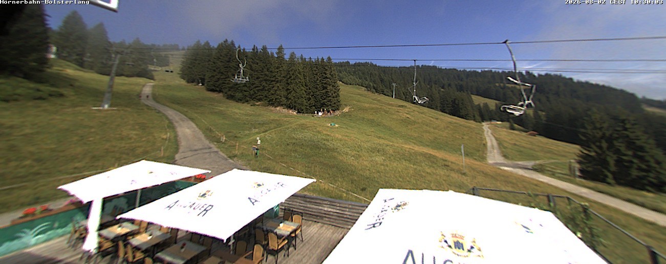 Archiv Foto Webcam Mittelstation Hörnerbahn - Hexen-Stadl