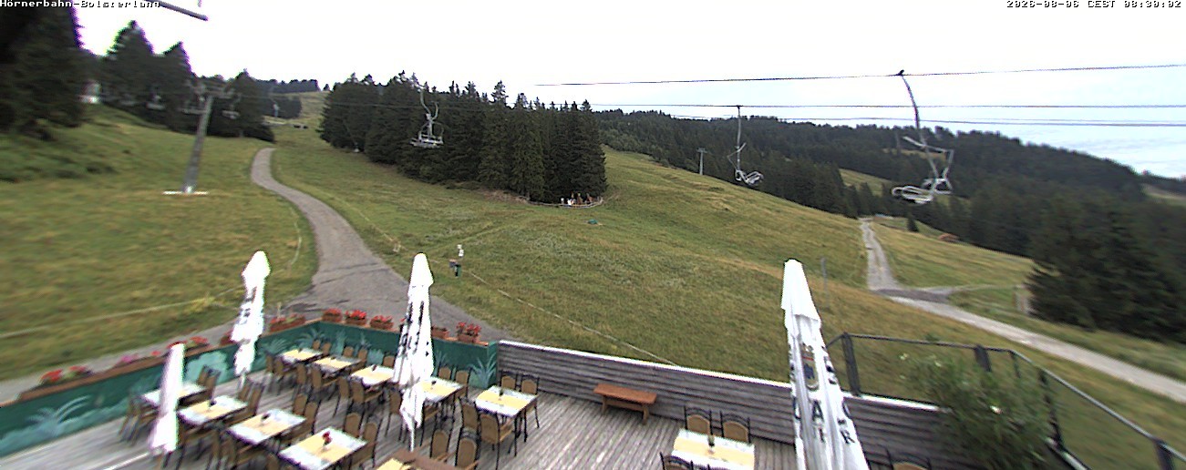 Archiv Foto Webcam Mittelstation Hörnerbahn - Hexen-Stadl