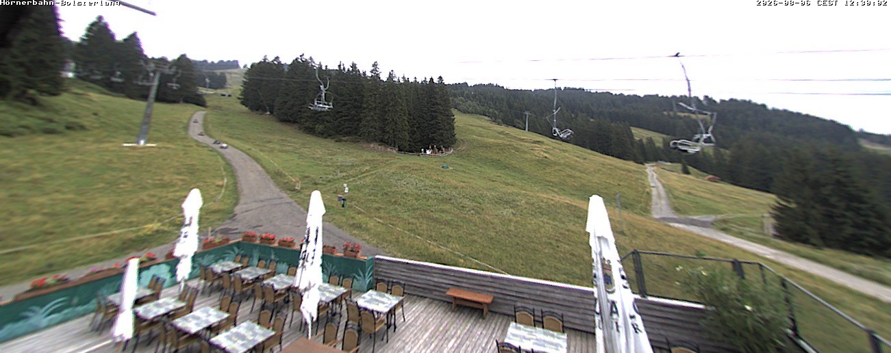 Archiv Foto Webcam Mittelstation Hörnerbahn - Hexen-Stadl